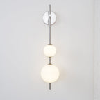 Cerin Vertical Globe Wall Lamp – Elegant Modern Lighting for Stylish Interiors