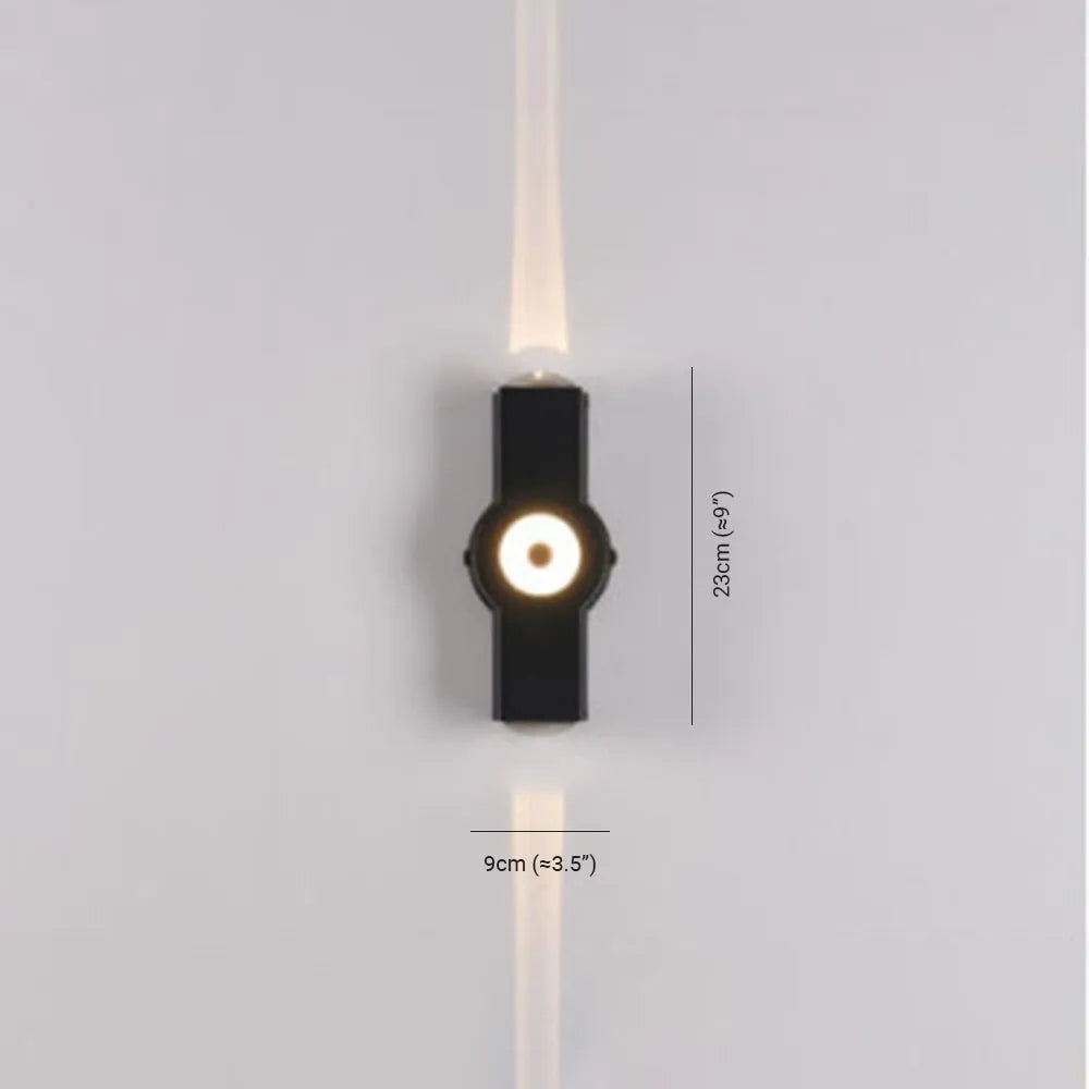 Ovelo Modern Minimalist Waterproof Outdoor Wall Light for Garden & Corridor