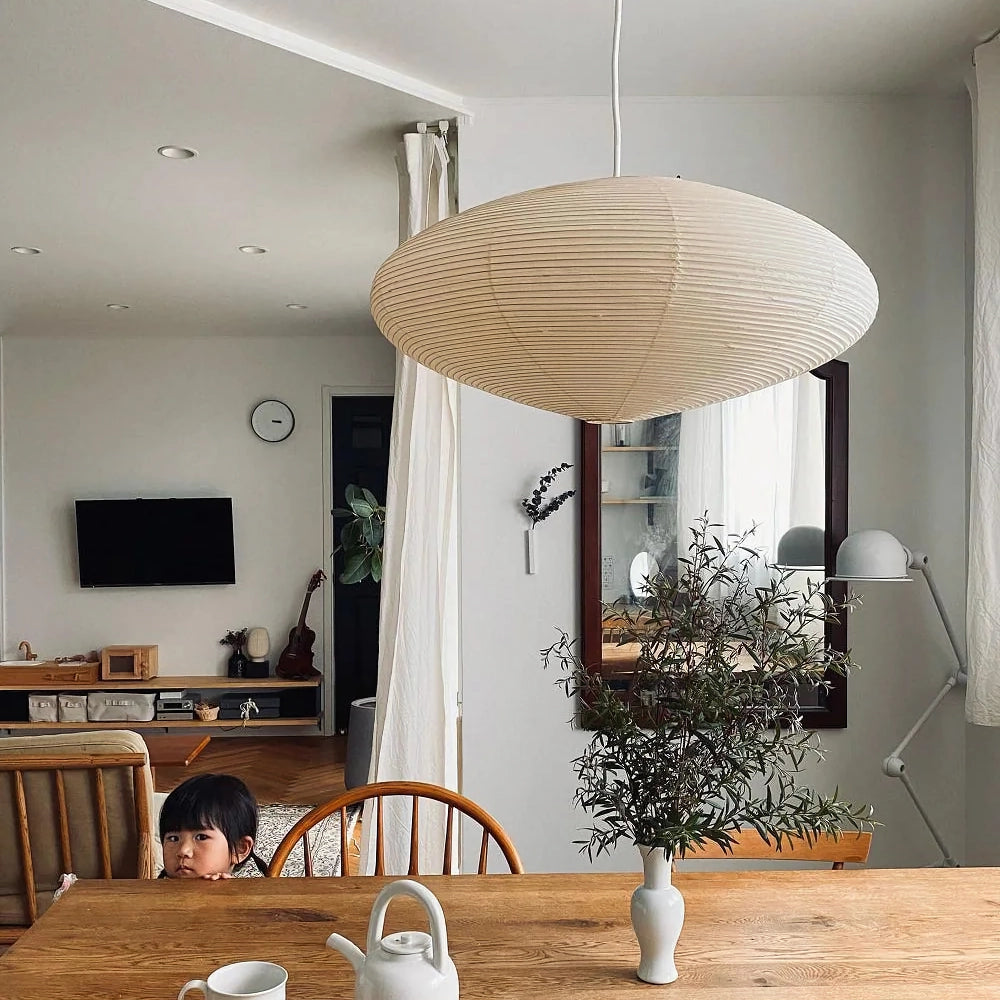 Sente Washi Paper Swag Pendant Light