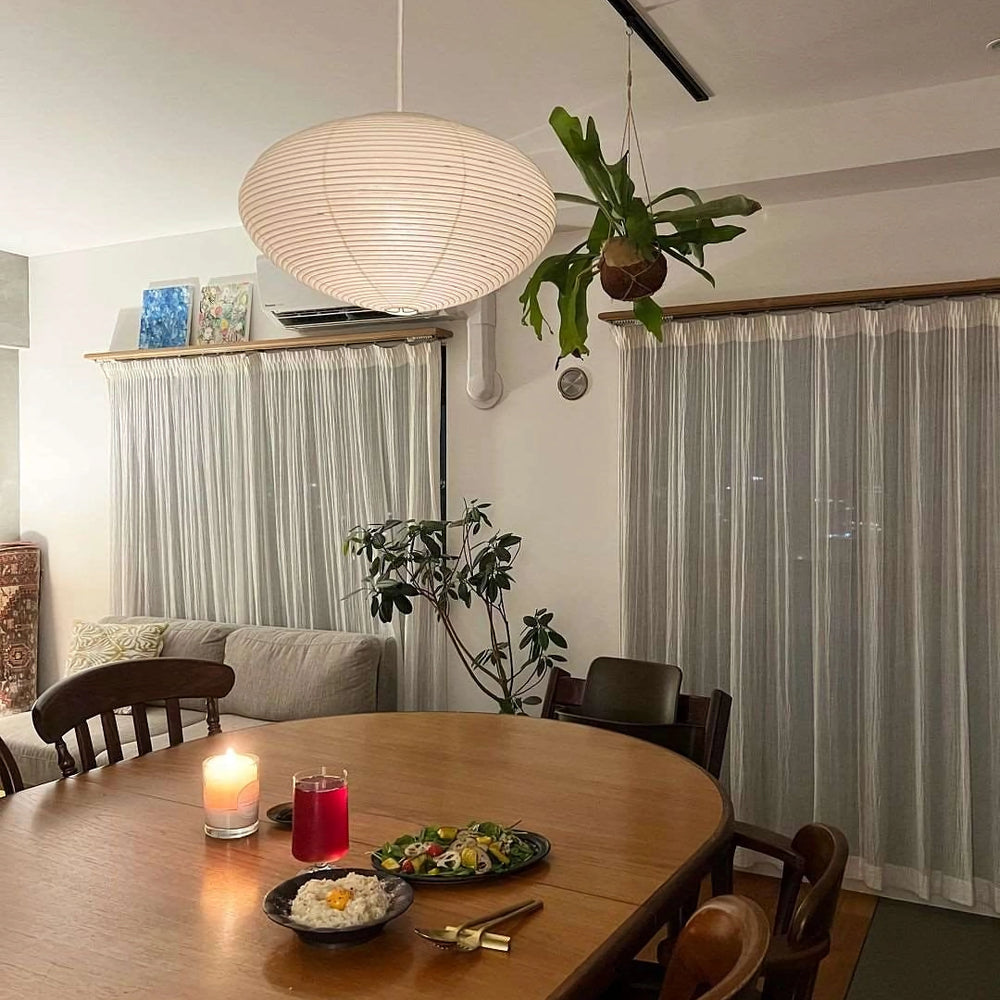 Sente Washi Paper Swag Pendant Light