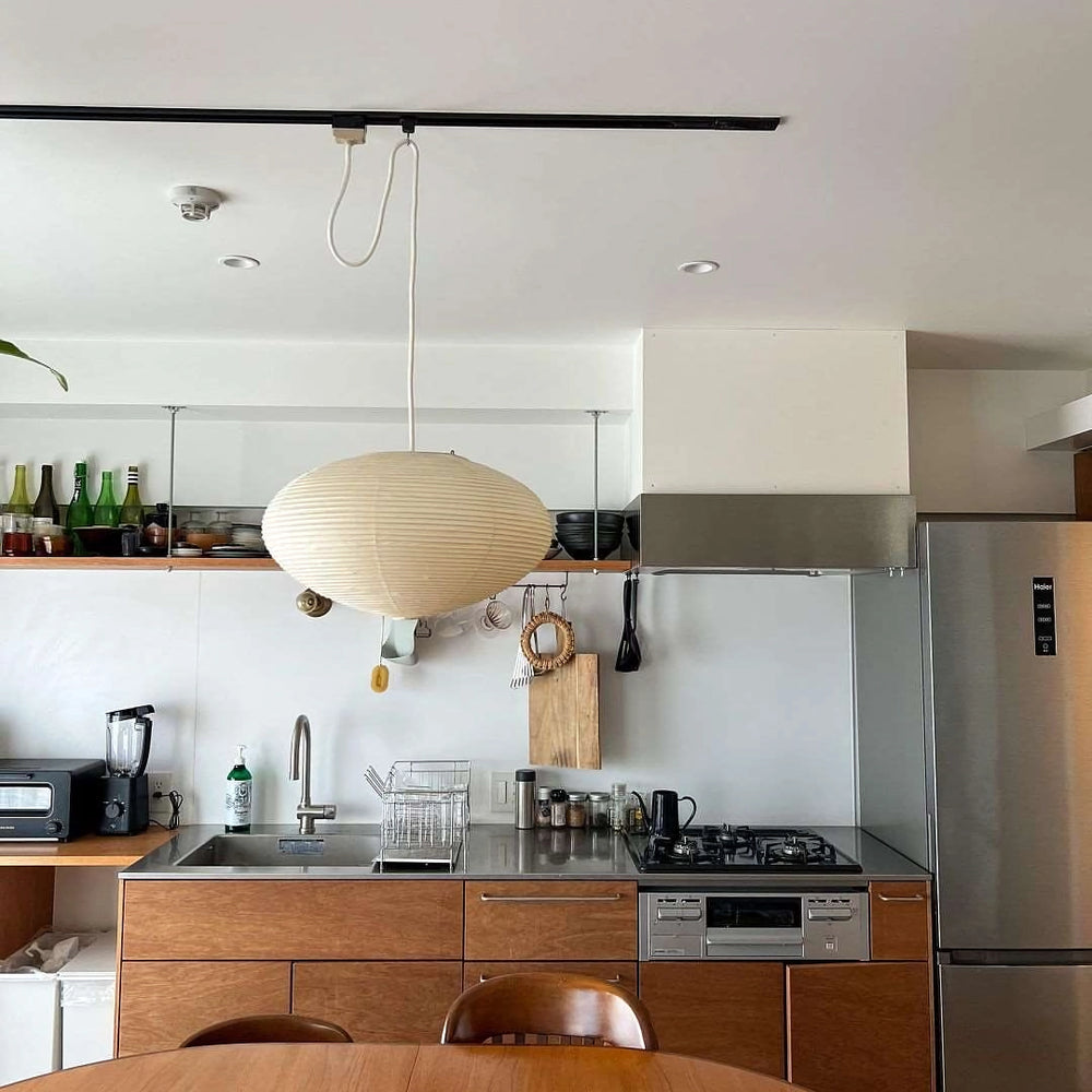 Sente Washi Paper Swag Pendant Light