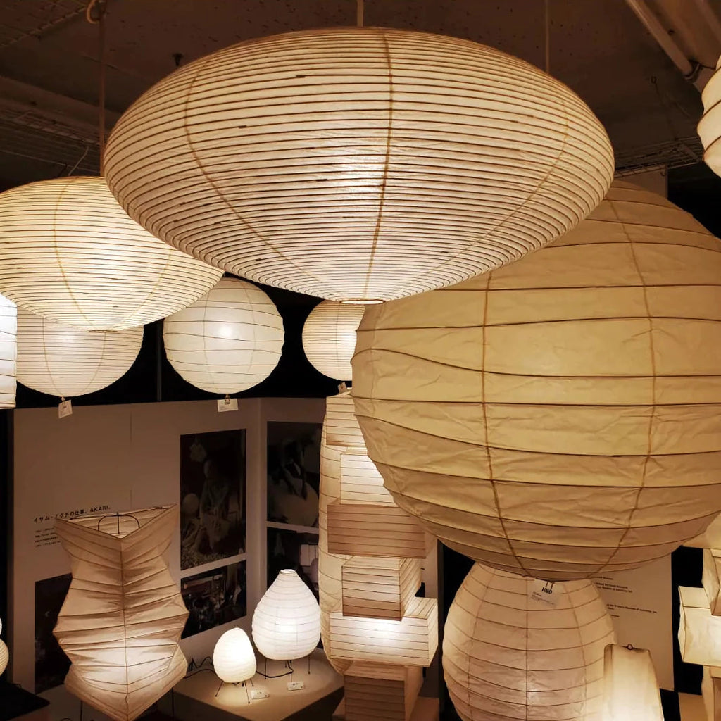 Sente Washi Paper Swag Pendant Light