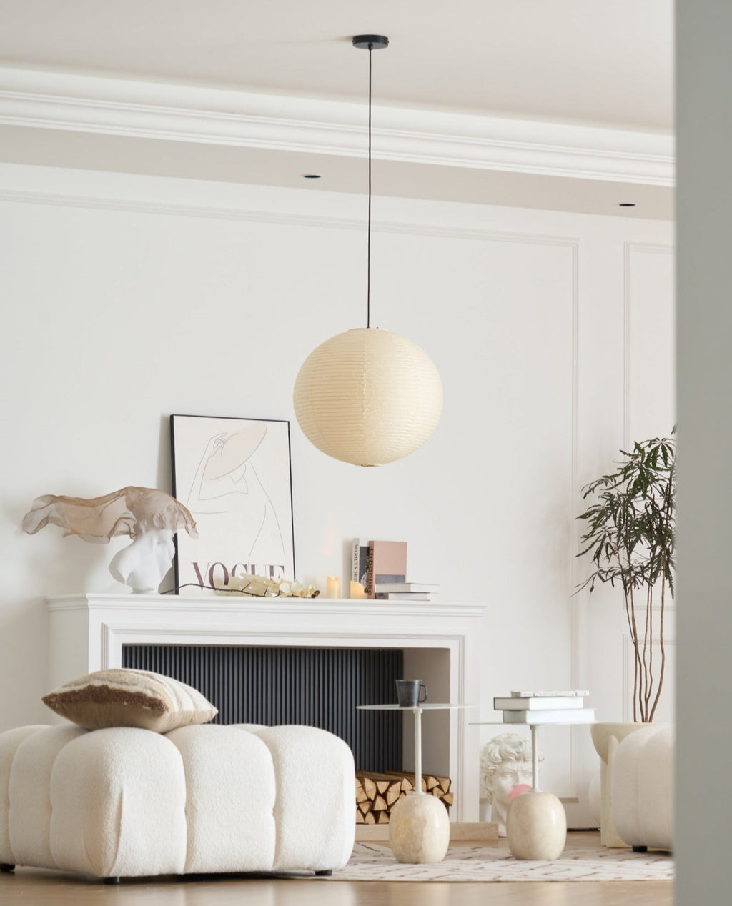 Lustra Pendant Lamp Paper for Living Room