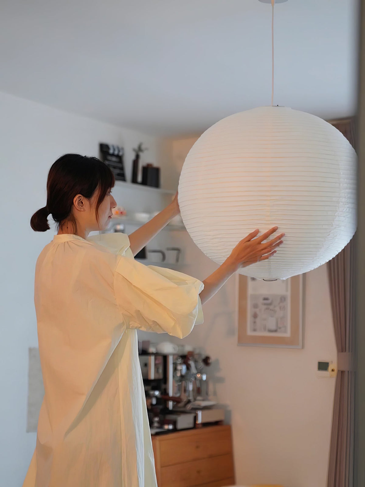 Lustra Pendant Lamp Paper for Living Room