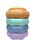 4-Piece Set – Pastel Orange/Mint Green/Steel Blue/Pastel Purple