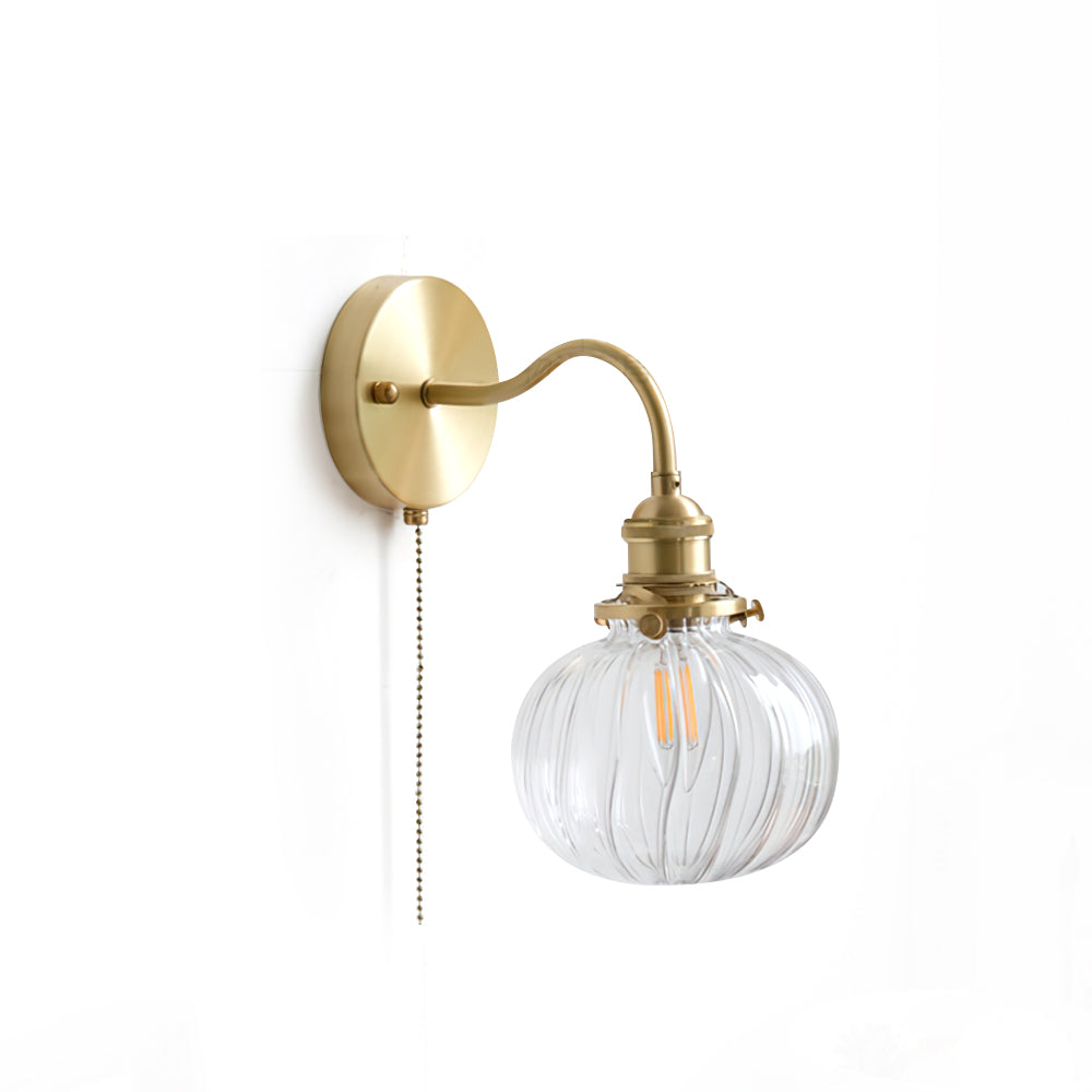 June Vintage Glass Wall Lamp – Elegant Retro Lighting Fixture