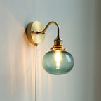 June Vintage Glass Wall Lamp – Elegant Retro Lighting Fixture