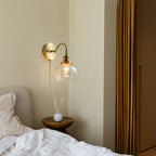 June Vintage Glass Wall Lamp – Elegant Retro Lighting Fixture