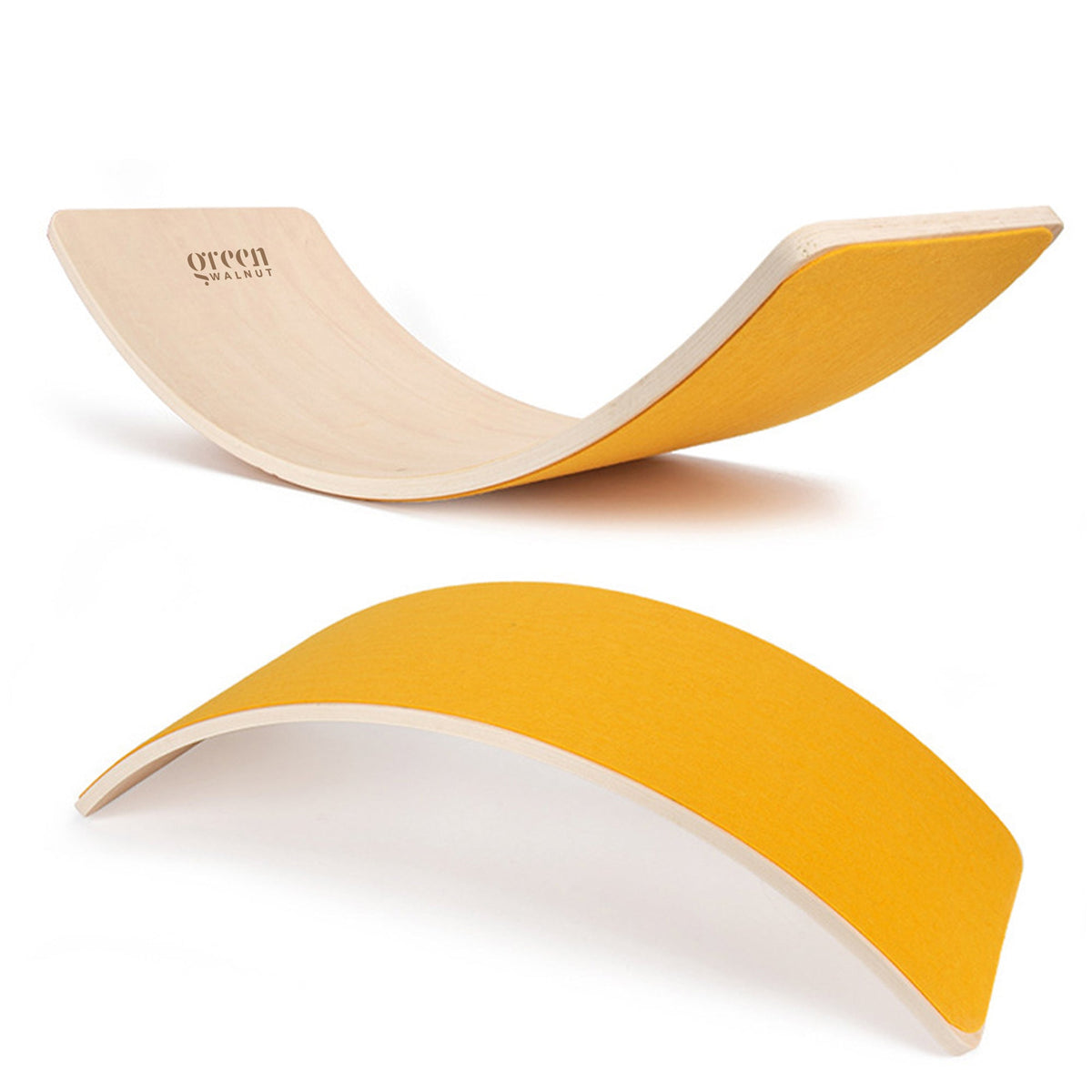 Large Wooden Balance Board (With Coloured Felt)