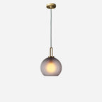 Clear Glass Cylinder Pendant Light Minimalist Hardwired Dining Room Bedroom — 3 Sizes Transparent Frosted