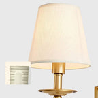 Chloe Vintage Fabric-Shade Wall Lamp