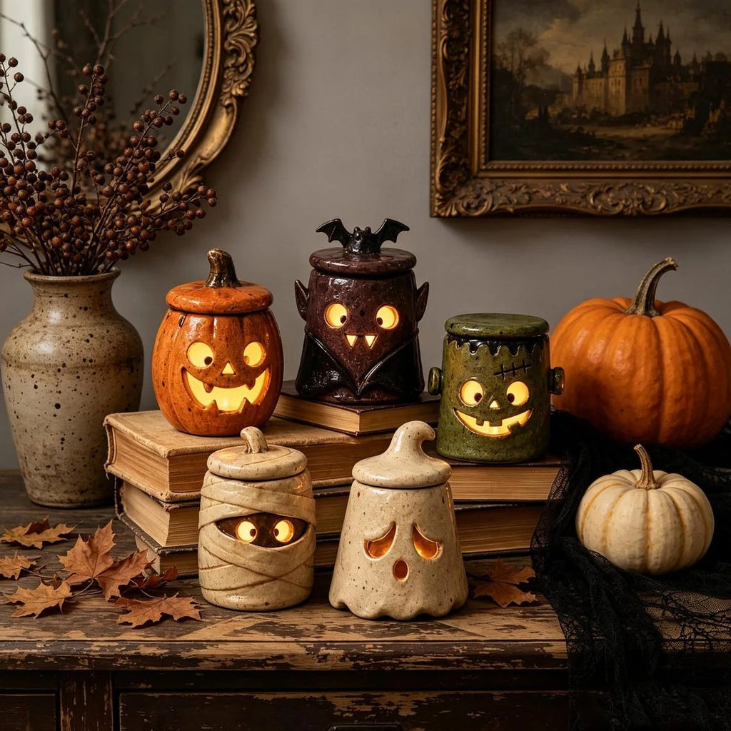 Handcrafted Artisan Monster Tea Light Holder