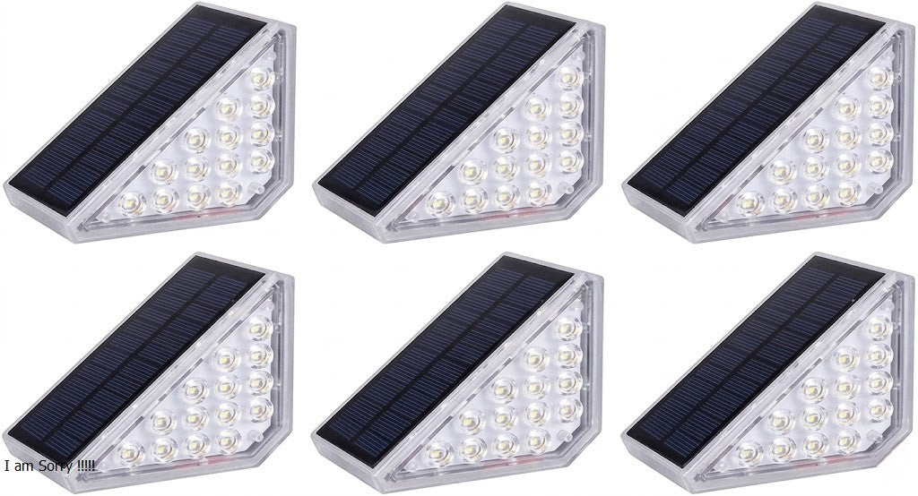 Solar Pathway Lights Warm White 2700K IP67 Stainless Steel Outdoor Garden — 6, 12 & 24-Pack