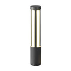 Residential Bollard Lights Modern Cylindrical LED Landscape Pathway Driveway — 31 to 47 Inch Sets