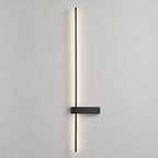 Adeline Linear Wall Sconce Dimmable Slim Bedroom Living Room Hallway — Black 23 to 47 Inch