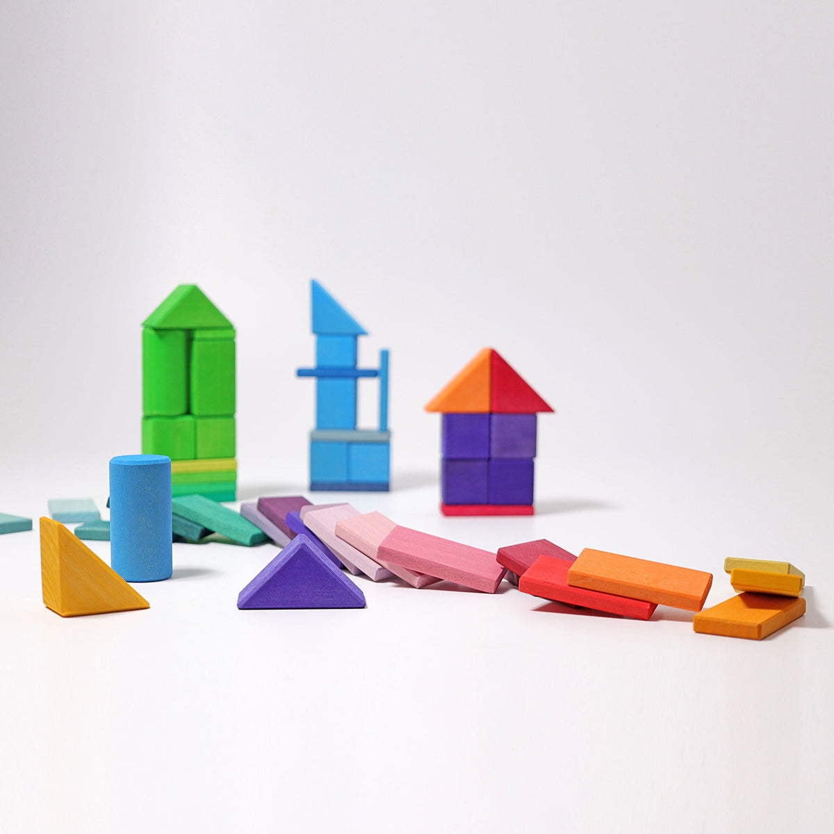 Grimm's Shapes and Colors 4×4 Building Set