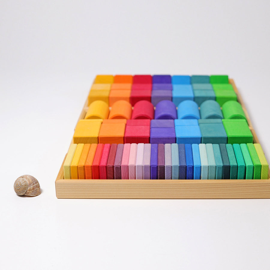 Grimm's Shapes and Colors 4×4 Building Set