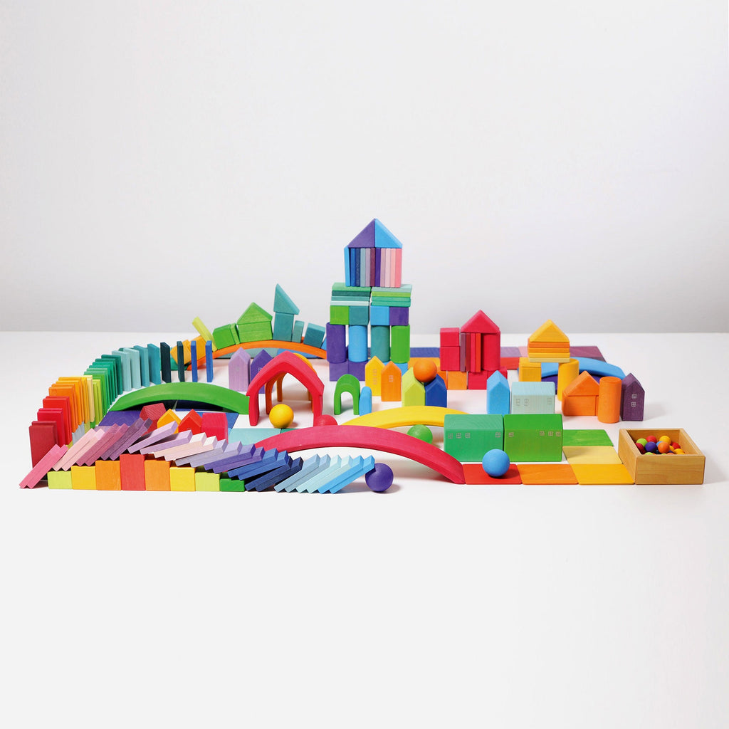 Grimm's Shapes and Colors 4×4 Building Set