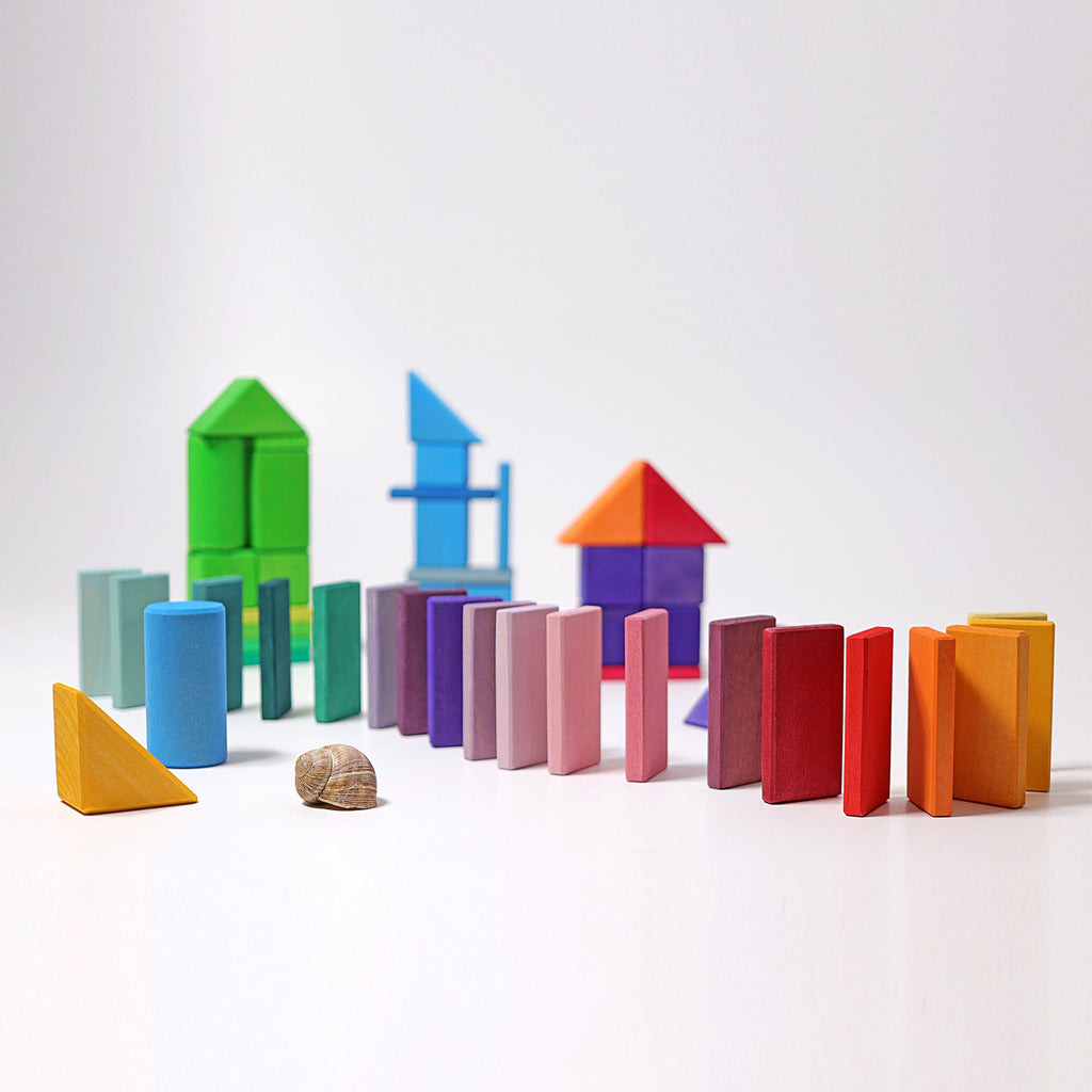 Grimm's Shapes and Colors 4×4 Building Set