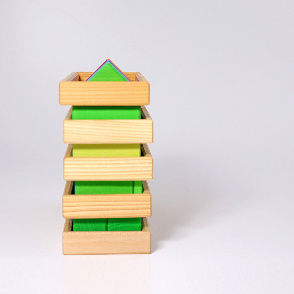 Grimm's Shapes and Colors 4×4 Building Set