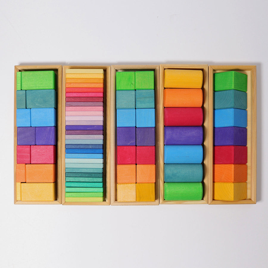 Grimm's Shapes and Colors 4×4 Building Set