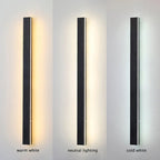 Silex Modern Linear Outdoor Wall Light