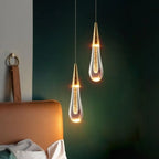 Teardrop Gold Pendant Light
