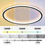 Quasso Flush Mount Ceiling Light Modern LED Round