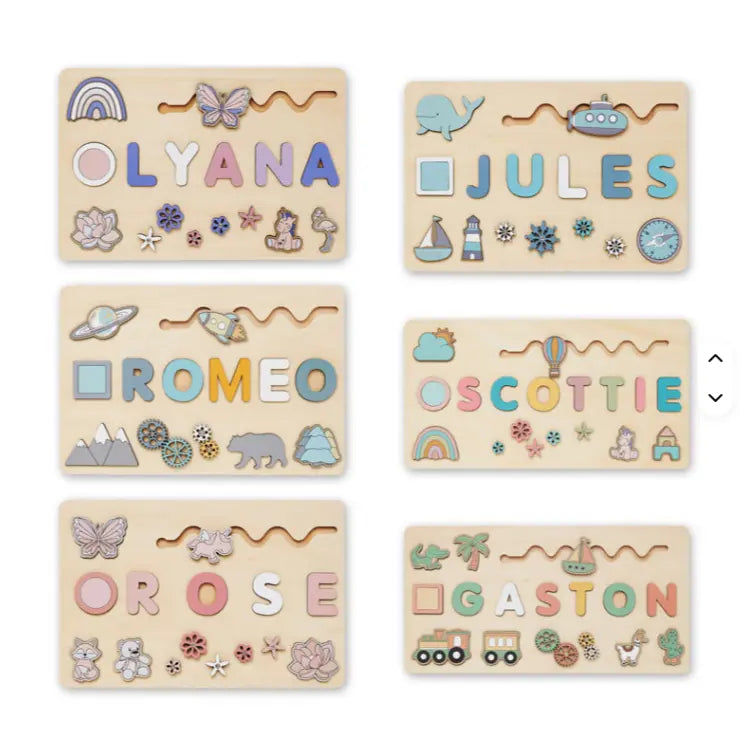 Toddlers Personalized Wooden Puzzle