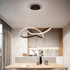 Arisha Modern Led Pendant Light, Black/White, Living Room/Bedroom