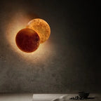 Arisha Modern Minimalist Moon Eclipse Round Wall Light