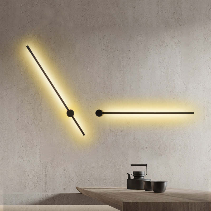 Arisha Modern Minimalist Black LED Wall Reading Lamp