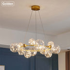 Valentina Art Deco Luminous Sphere Cluster Glass Pendant Light