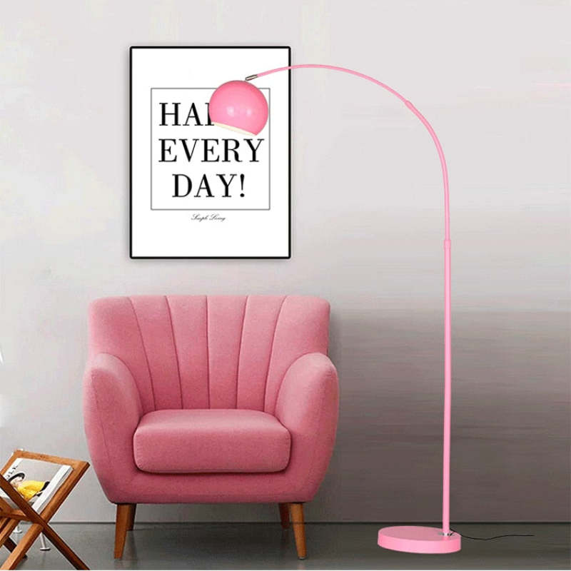 Mira Macaron Modern Fishing Arc Floor Lamp