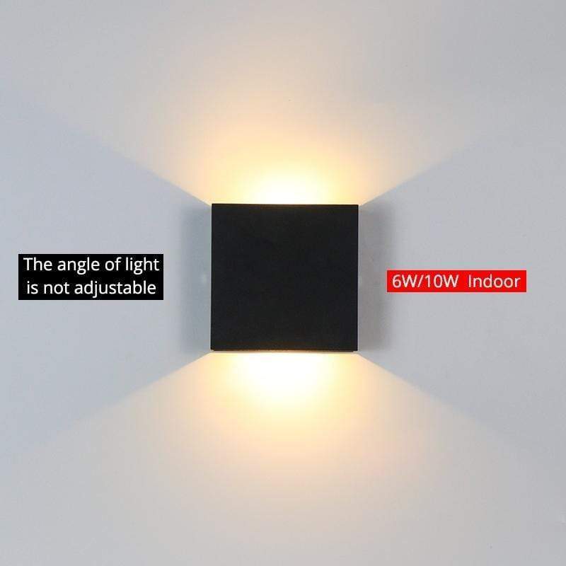 Nexu Modern Square LED Outdoor Wall Lamp – Adjustable Design