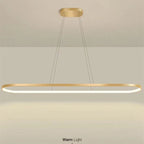 Junel Minimalist Oval Interior Hanging Pendant Light