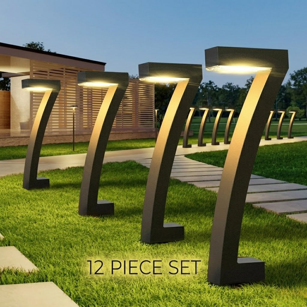 SunGlow Outdoor Solar Garden Lights Warm White Patio Decorative LED