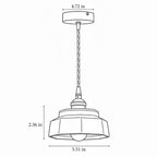 Qonforta CeraVolt Ceramic Pendant Light Polished Copper