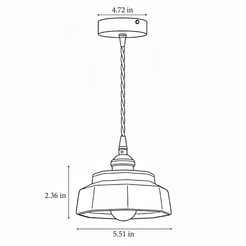 Qonforta CeraVolt Ceramic Pendant Light Polished Copper