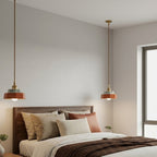 Qonforta CeraVolt Ceramic Pendant Light Polished Copper