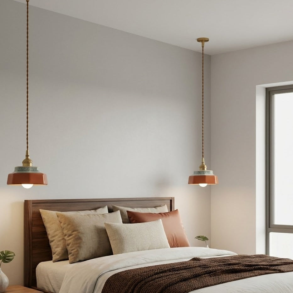 Qonforta CeraVolt Ceramic Pendant Light Polished Copper