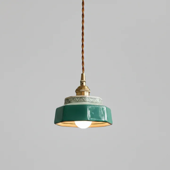 Qonforta CeraVolt Ceramic Pendant Light Polished Copper
