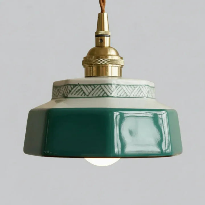 Qonforta CeraVolt Ceramic Pendant Light Polished Copper