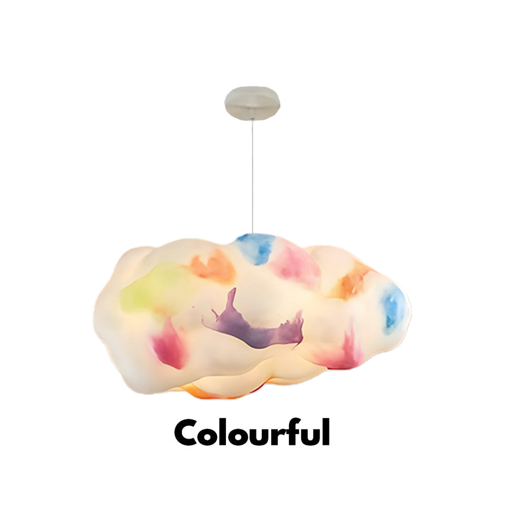 Cloud Pendant Light Modern 3D Design Fabric LED Ceiling Bedroom Living Room — Single to Sets of 8