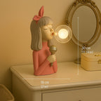 Fairy Girl Figurine LED Table Lamp Whimsical Bedside Bedroom Decor — 6 Styles