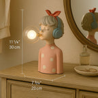Fairy Girl Figurine LED Table Lamp Whimsical Bedside Bedroom Decor — 6 Styles