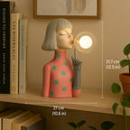 Fairy Girl Figurine LED Table Lamp Whimsical Bedside Bedroom Decor — 6 Styles