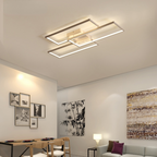Arisha Rectangular Flush Mount Ceiling Light, 2 Colour