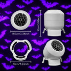 Halloween Bat Projector Lamp with Base, USB-Powered, 360° Adjustable