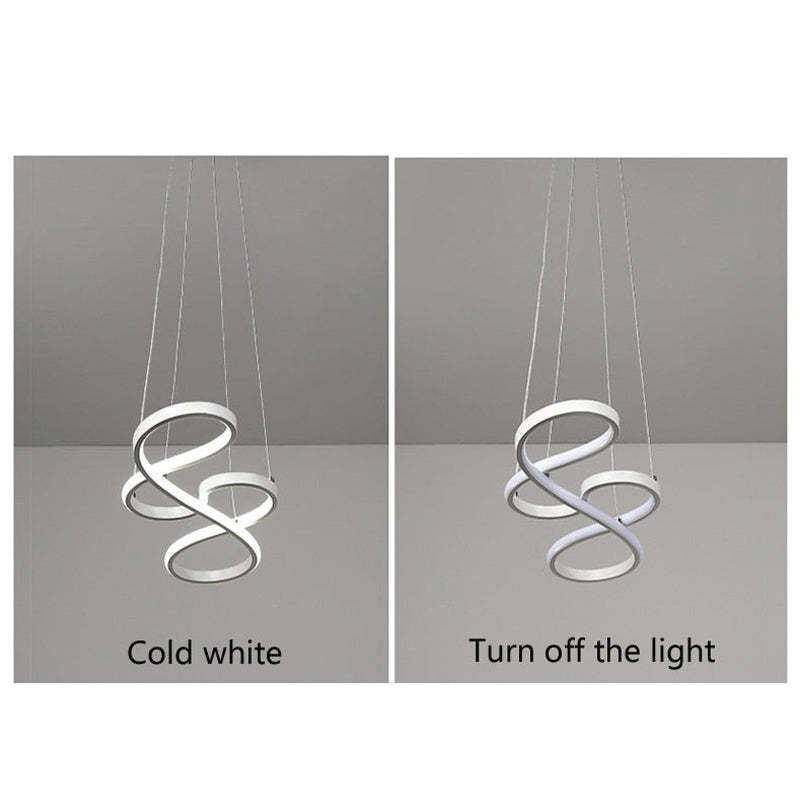 Durell Musical Note Pendant Light, Black & Gold